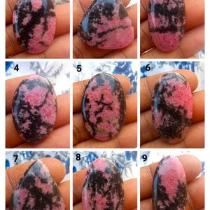 Top Quality Natural Rhodonite Mix Shape Cabochon Lot Loose Gemstone For Making Beautiful Jewelry For Women For Girls (Stone as Picture)