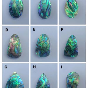 Cabochão de abalone genuíno por atacado, pedra preciosa de abalone, concha de abalone, concha de abalone solta, cabochão de abalone, concha de paua para fazer joias