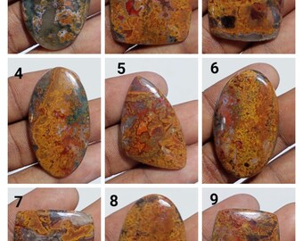 Natürliche Naht Achat Edelstein Cabochon für die Herstellung von Anhänger Designer Edelstein handgemachte Cabochons für die Herstellung von Schmuck