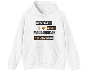 I love madagascar - Magadascar hoodies - Unisex Heavy Blend™ Hooded Sweatshirt
