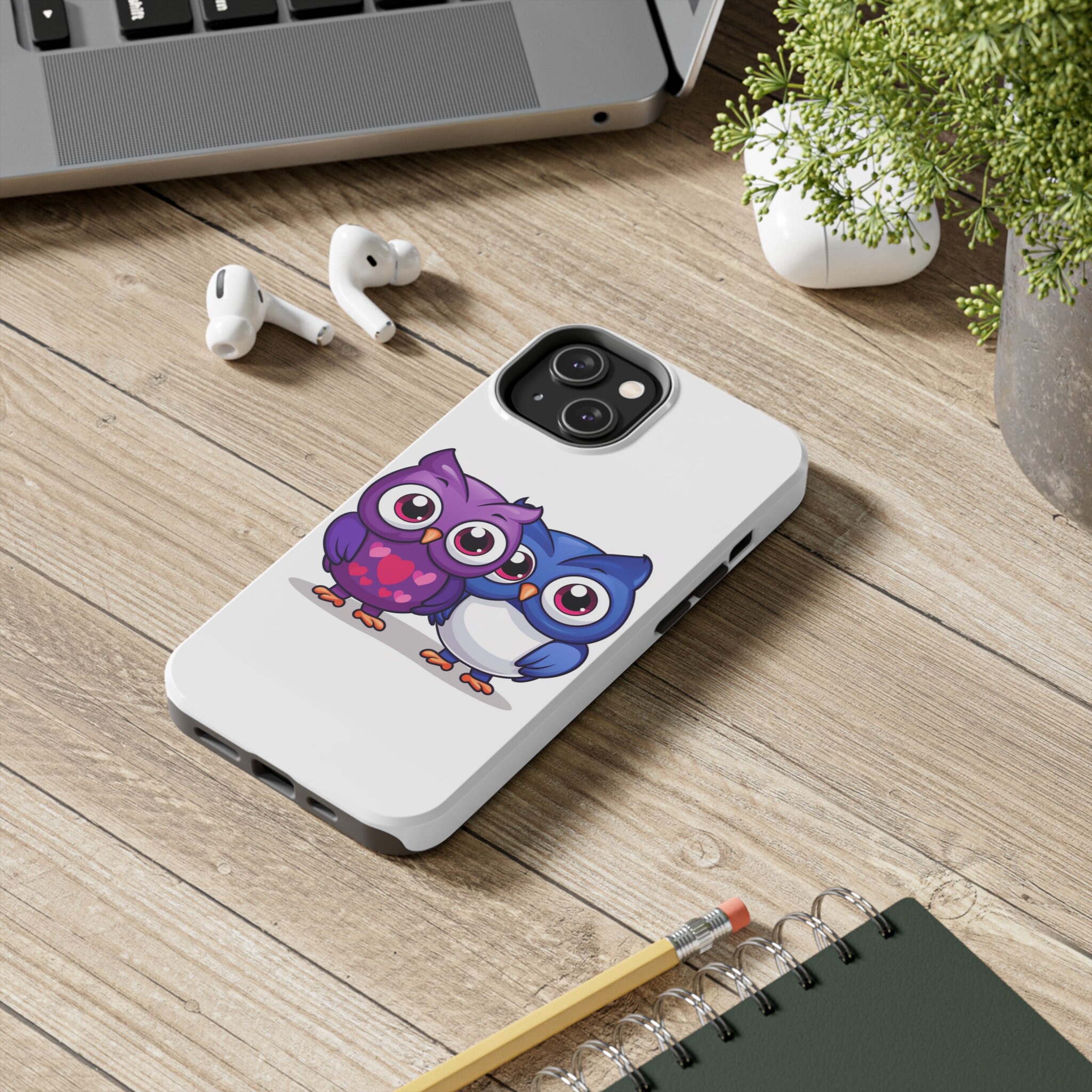 Owlfitz Nest Owls iPhone Case