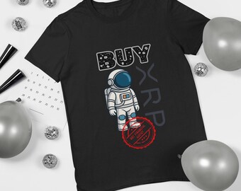 XRP Astronaut Tee kaufen | Krypto Shirt mit Space Vibes (keine Kaufmännische Beratung)