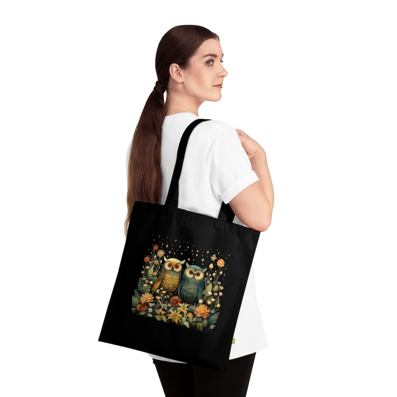 Black Cat Harmony WN0410009CL Quilted Tote Bag main image 1