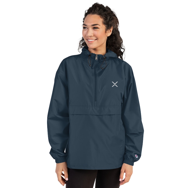 XRP Embroidered Packable Jacket Champion