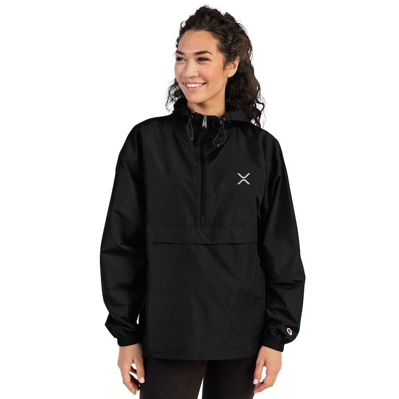 XRP Embroidered Packable Jacket Champion