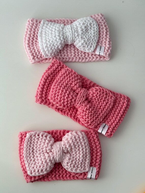?Handmade Knitted Headband ? Amazon.com : Hixixi 3PCS Handmade Knit Crochet Headbands  main image 3