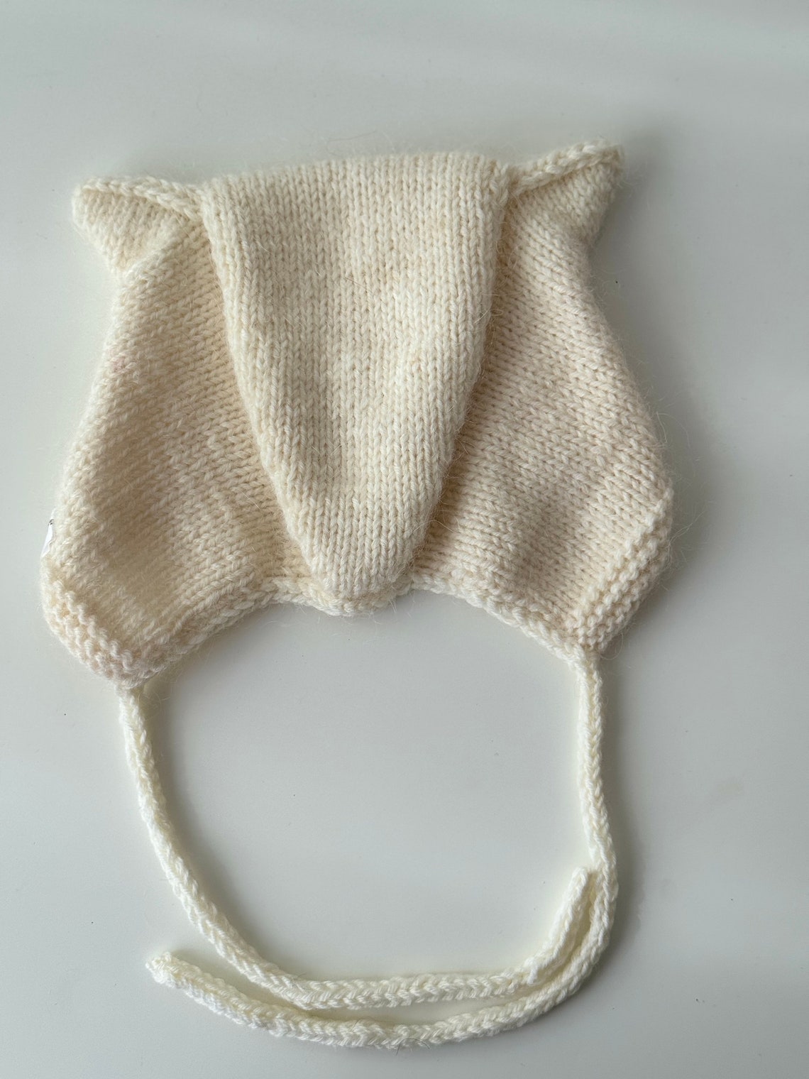 Baby Knitted Cap With Antlers- Pink main image 0