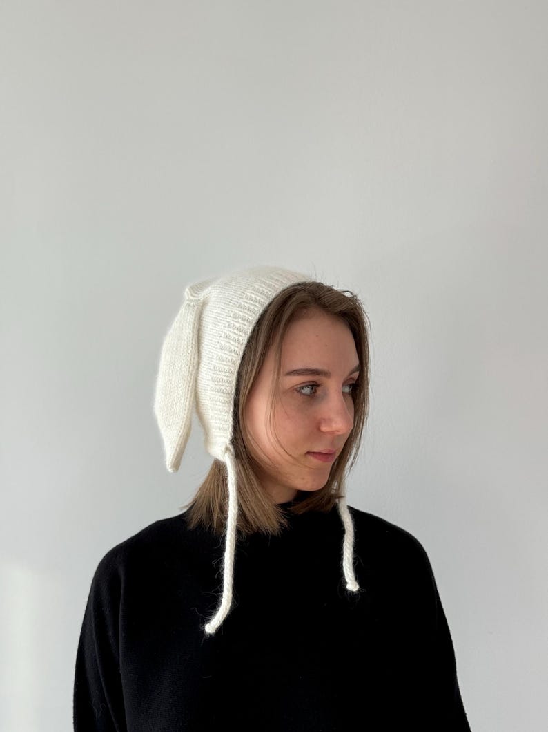 Knit Bunny Bonnet & Beanie - Easter - Bencer & Hazelnut main image 0