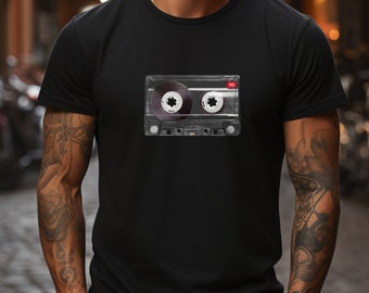 Unisex Cassette Tape Retro Shirt - Dj Shirt Music Lover Gift 80s90s Retro