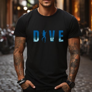 Unisex Scuba Diving Shirt, Scuba Diver Gift, Scuba Diver Shirt, Deep Sea Diver, Dive Instructor Shirt