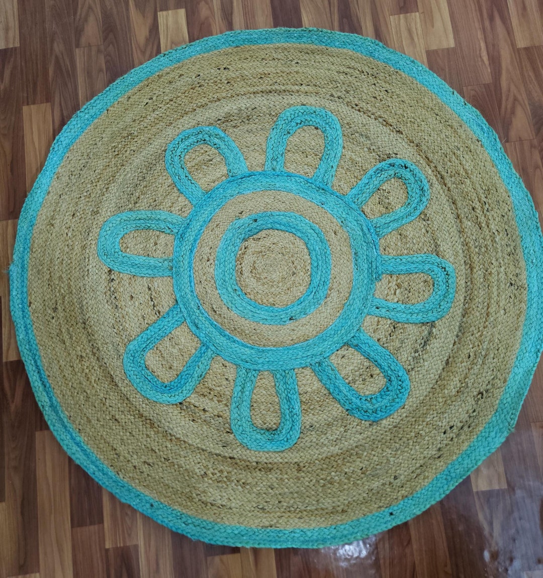 2X2,3X3,4X4,6X6,7X7 Feet Round Rug, Bohemian Rug,living Room ,natural ...