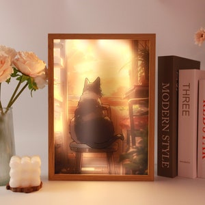 Wall Art Frame Light, The Collision of Light and Art, Light Box, LED Light, LED Art Poster, Shadow Painting Frame, Best Gift, 3 Colors Light