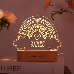 Custom Name Light Night, Gift for Kids Room Decor, Personalized Baby Night Light, Baby Name Light, Bedroom Nursery Decor, Gifts for Kids