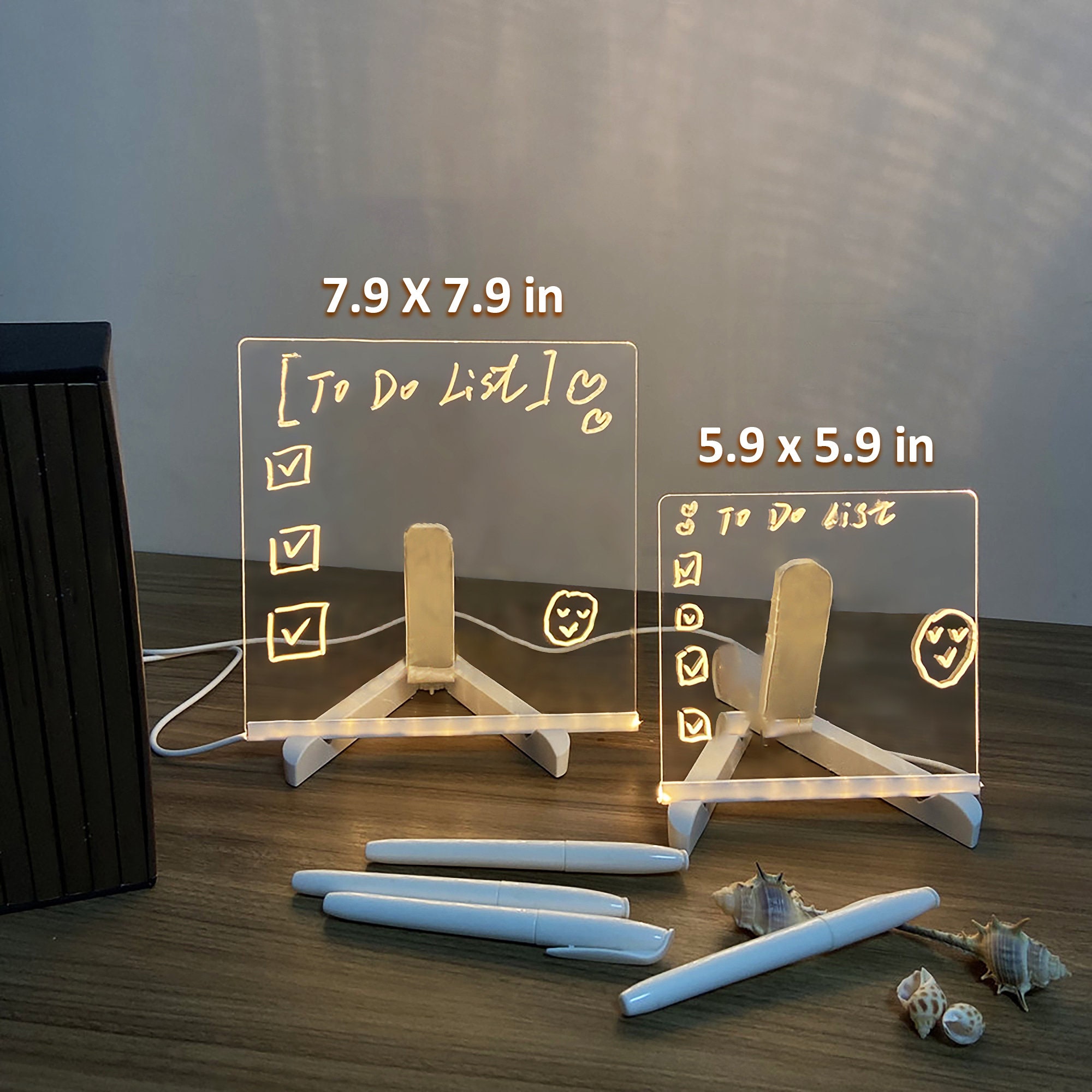 LED Note Board With Colors, 2024 New Glowing Acrylic Message Marker