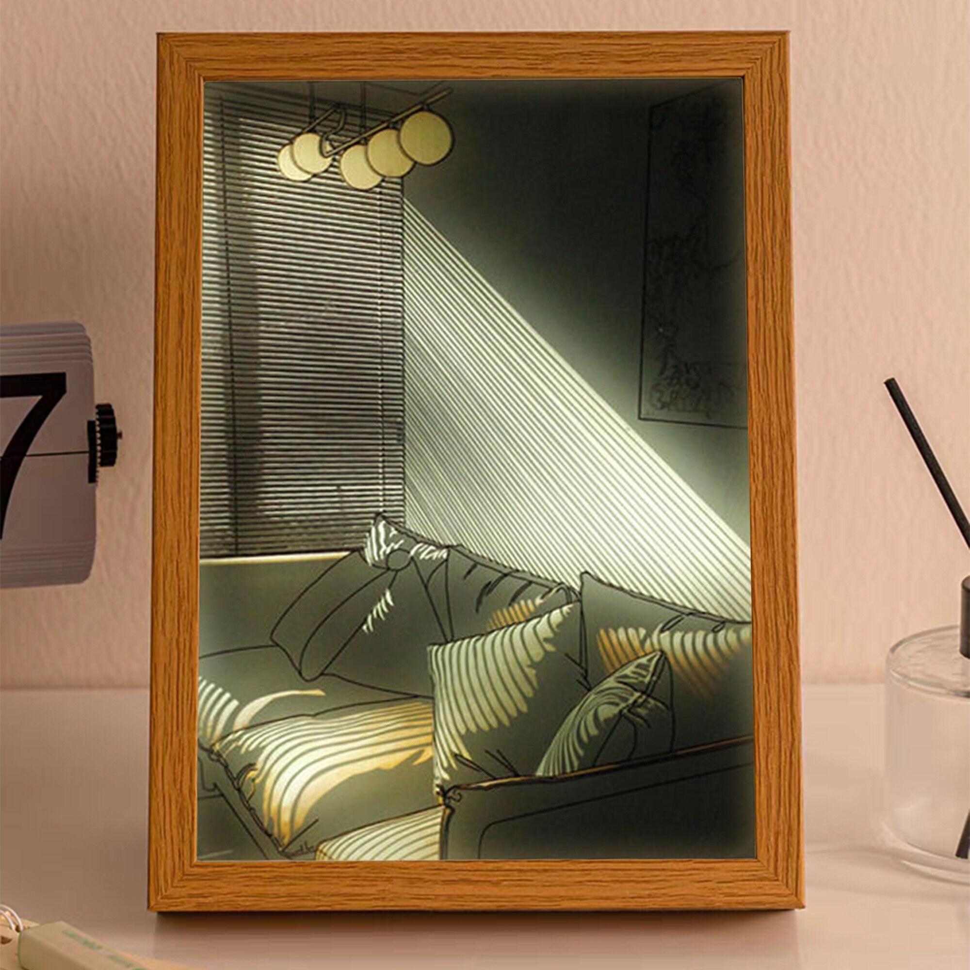 Light Art Frame, the Collision of Light and Art, Sunlight Painting