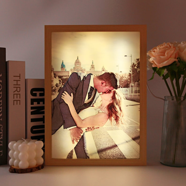 Custom Wall Art Frame Light, Personalized Light Art Painting, the ...
