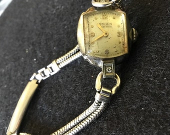 Vintage Gruen Ladies Watch in Silver