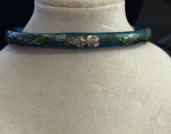 Vintage Asian Inspired Hand Painted Bangle