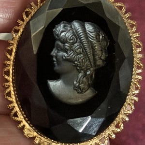 Onyx Cameo - Etsy