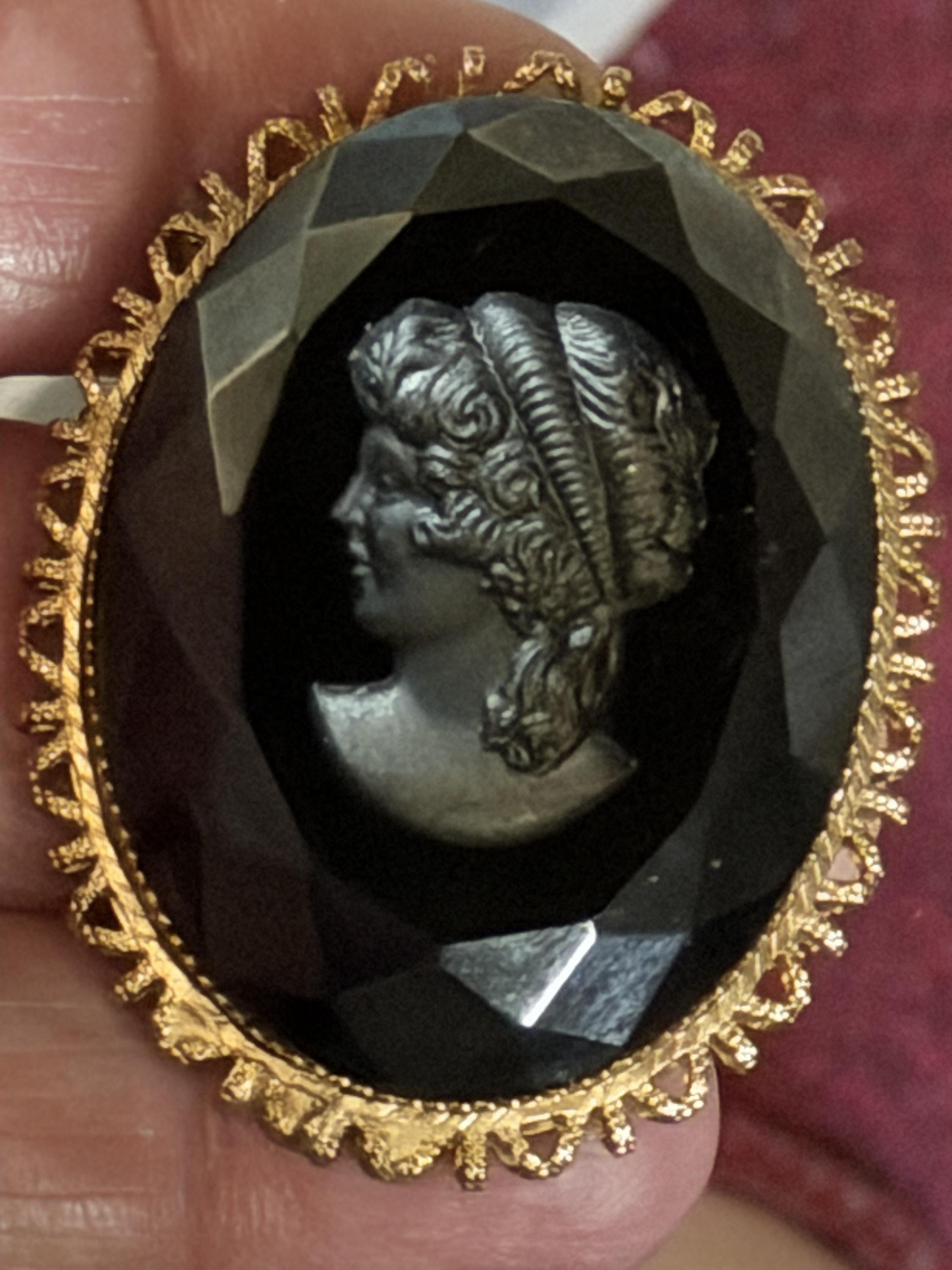 Onyx Cameo Stone - Etsy