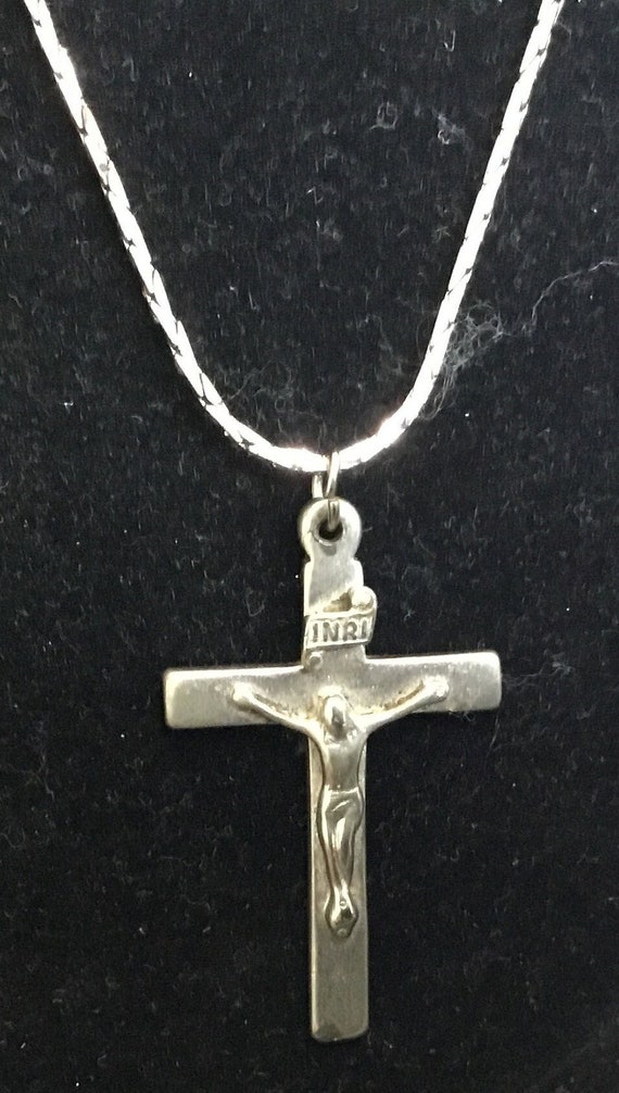 Vintage Creed Sterling Silver Cross