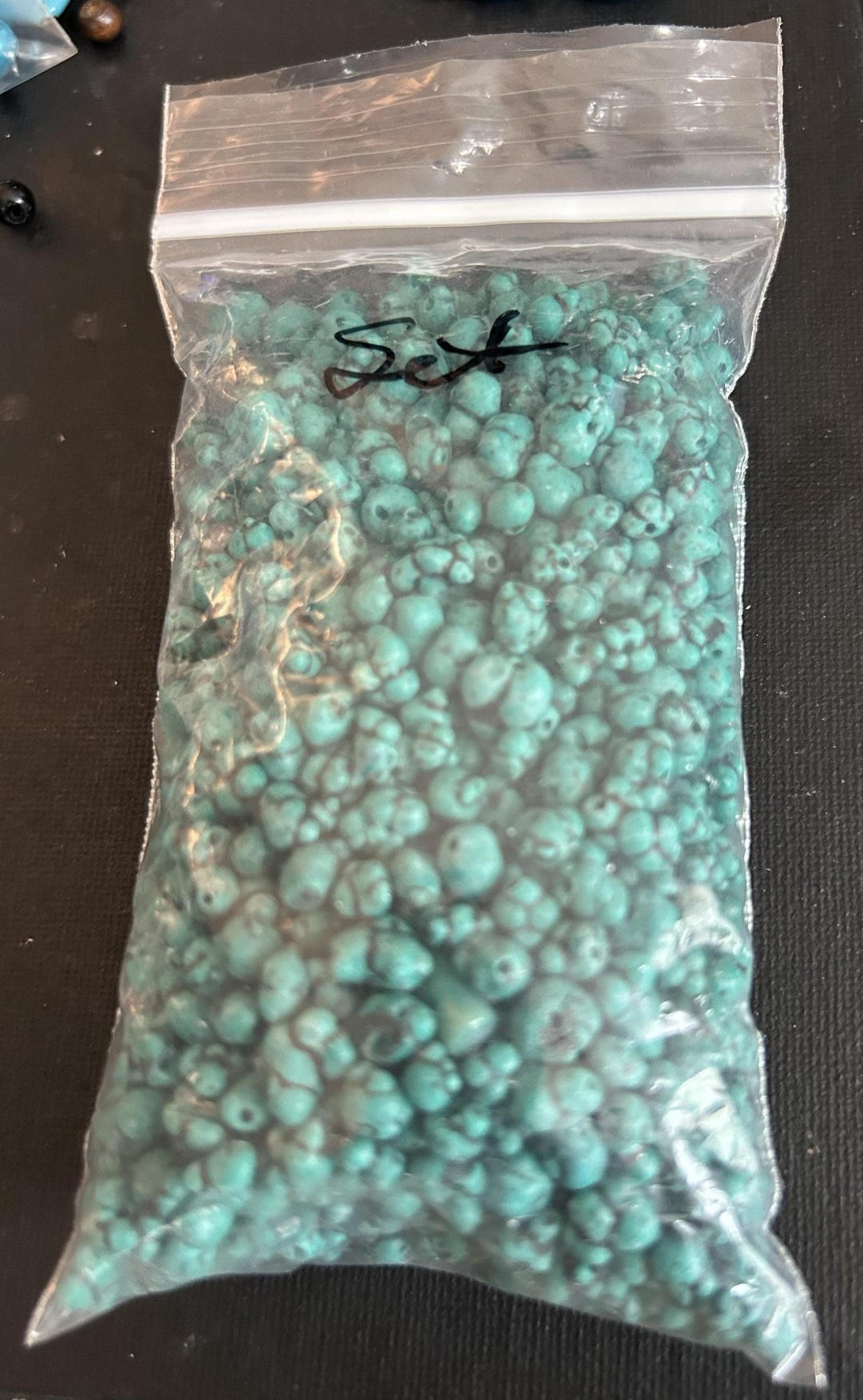 Bag of Howlite (fake Turquoise) Stone Small Beads - Etsy