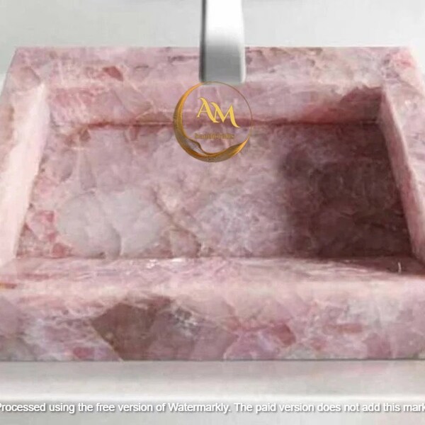 Rose Quartz Sink Etsy