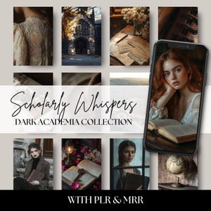 Dark Academia Stock Photo Collection | Vintage Aesthetic Photography | Moody Gothic Images for Creatives and Social Media | Dark Academia