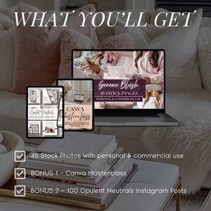 Blush Pink Lifestyle Stock Photos | Feminine Branding Images for Bloggers, Influencers & Social Media image 7