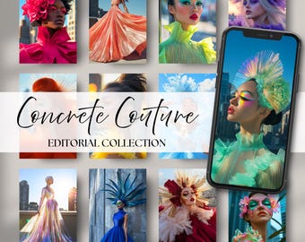 60 Avant-Garde Stock-Foto-Kollektion | Mode Branding |  Luxe Stock Fotos für Influencer und Kreative | Luxus Stock Bilder