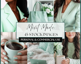 Travail féminin à la menthe à la maison Photos | 45 images de marque de bureau à domicile