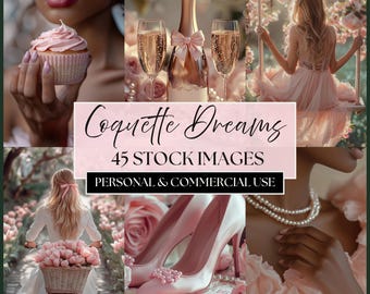 Coquette Esthétique Photos | Images de marque roses de style de vie féminin pour les influenceurs et les créateurs de contenu