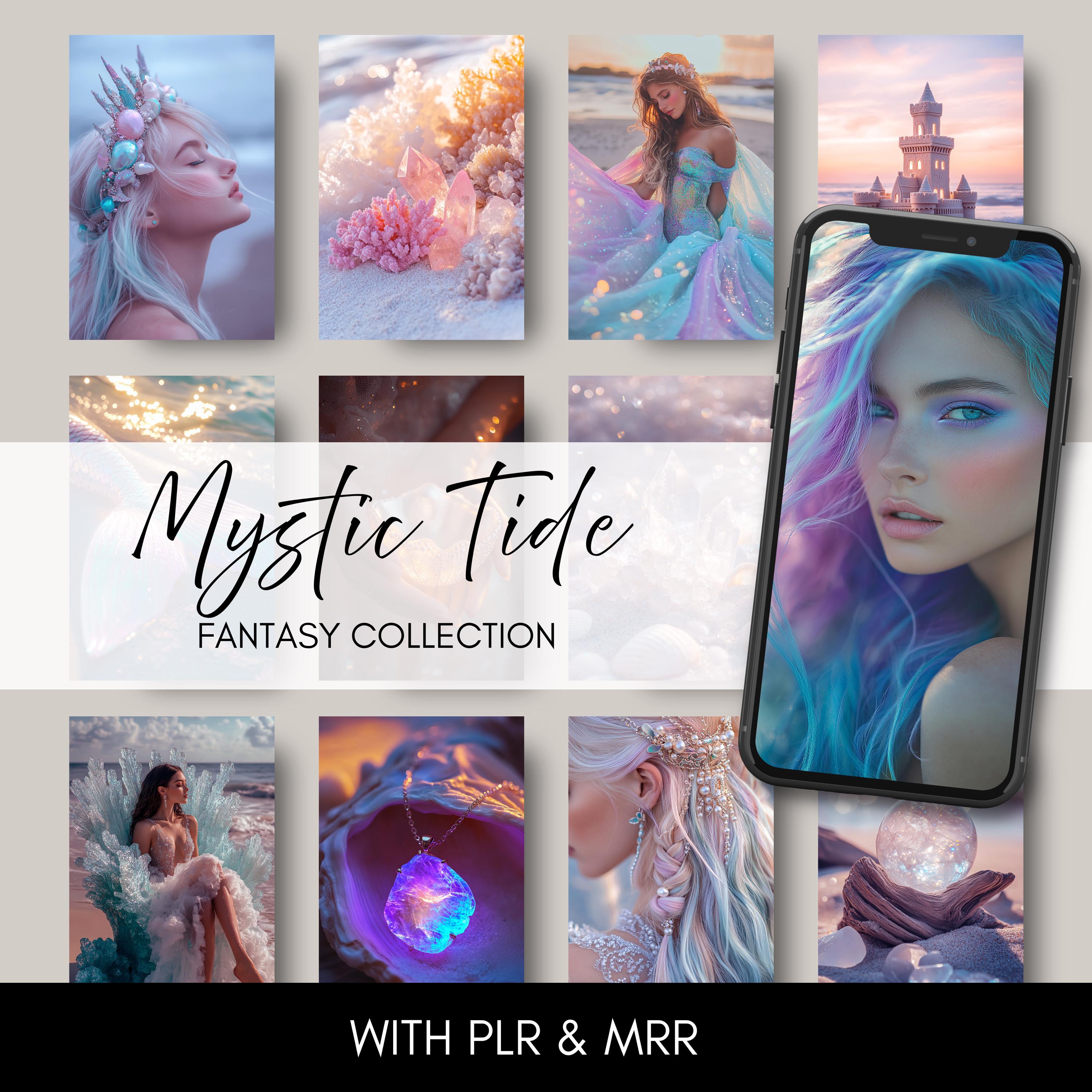 Mystic Tide Collection | Spiritual Stock Photo Bundle | Mystic Stock Images | Pastel Stock Photos | Coastal Feminine Branding