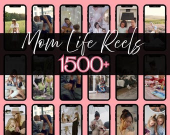 1500+ Mom Life-rullar | Mom Life | Ansiktslösa rullar | PLR MRR digitalt paket | Masteråterförsäljningsrättigheter | Mompreneur-rullar | Moderskapsestetik