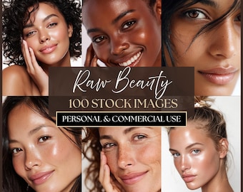 Fotos de pele natural | Retratos editoriais diversos | Coleção de estilo de vida de beleza natural