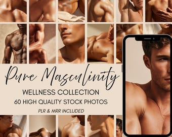Muscle Stock Photos | Masculine Male Photos |  Coaching Photos | Aesthetic Male Body | Male Close Up | Aesthetic Men Skincare Images