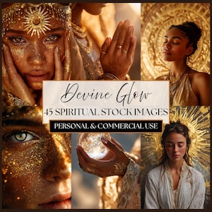 Fotos de archivo espirituales / Colección de fotos de sanación energética y oro sagrado