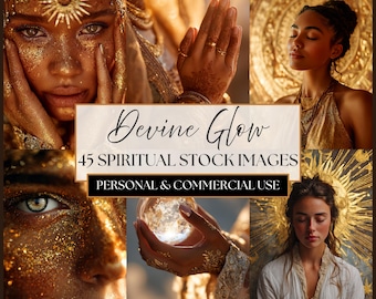 Spiritual Stock Photos | Energy Healing & Sacred Gold Photo Collection