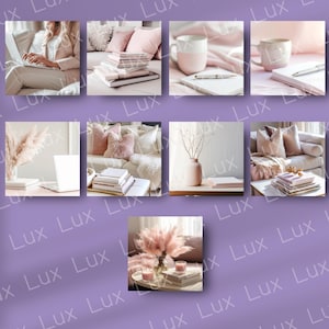 Blush Pink Lifestyle Stock Photos | Feminine Branding Images for Bloggers, Influencers & Social Media image 5