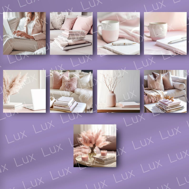 Blush Pink Lifestyle Stock Photos | Feminine Branding Images for Bloggers, Influencers & Social Media image 5