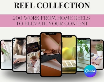 200 Faceless Reels Bundle for Faceless Marketing, Faceless Video, Aesthetic Reels, Digital Marketing, With Master Resell Rights, MRR/PLR