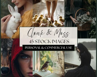 Dark Cottagecore Stock Photos | 45 Moody Cloak & Moss Images