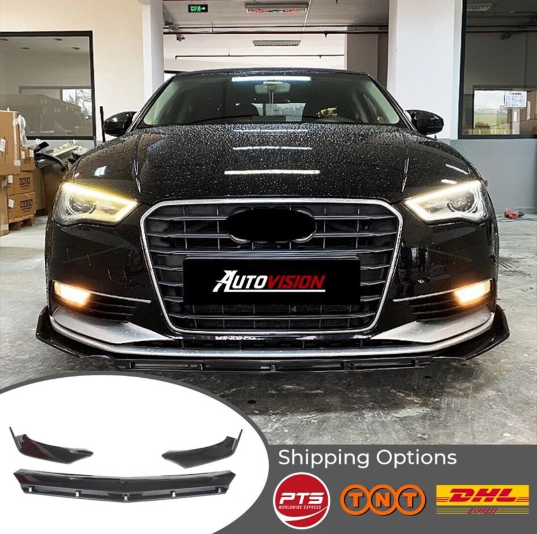 For Audi A3 Front Bumper Lip Splitter Body Kit Spoiler Etsy