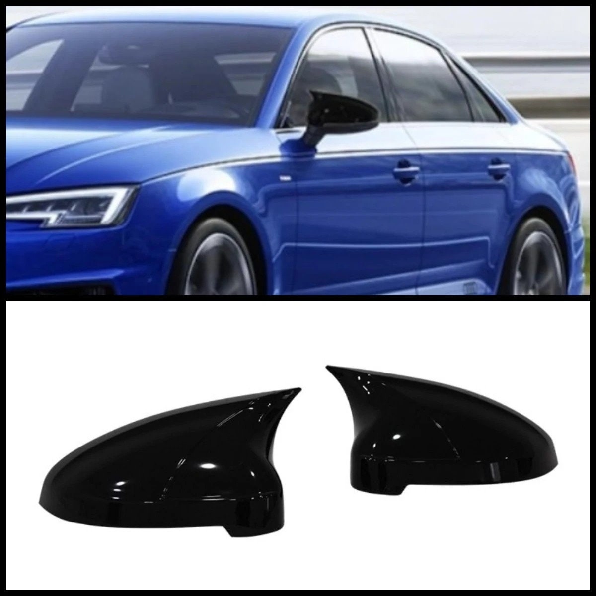 Für Audi A4 A5 S4 S5 B9 Auto Rückspiegel Abdeckung Seite Flügel
