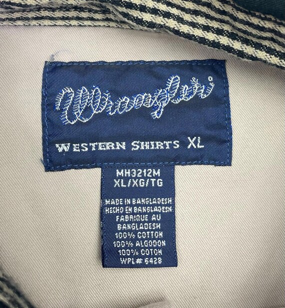 Wrangler Western Shirt Canvas/Flannel - XL - image 5
