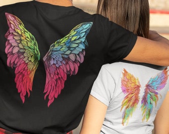 Fairy Wings | Unisex T-Shirt | Whimsical Fairy Wings | Flaming Phoenix, Devilish Dude, or Butterfly Kisses