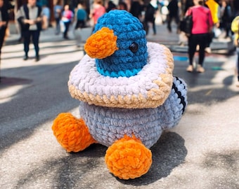 Pigeon Amigurumi Crochet Plush - Cozy Cryptid Co