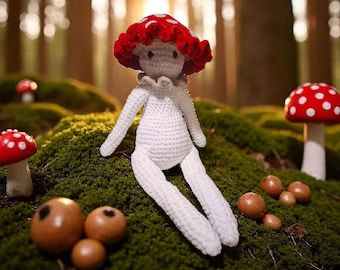キノコの妖精のぬいぐるみ - Etsy 日本