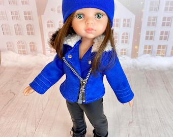 Kleidung für Paola Reina Puppe, Jacke, Schuhe für Puppe, modische Kleidung