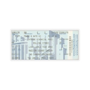 Rolling Stones Stub Aufkleber